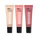 Nudestix Hydrating Peptide Lip Butter Tint Set 3-Piece Glossy Lip Balm Kit with Avocado Shea Butter & Peptides | Plumping Moisturizing Nude Lip Tints | Clean Vegan & Cruelty-Free