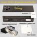 Vicmag Men Magnetic Bracelet | Titanium Steel Double Row 3500 Gauss Wristband | Adjustable & Gift Box Included | Silver Gold 4 Elements - Buy Online on GoSupps.com