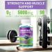 Creatine Monohydrate Gummies 5000mg - Muscle Strength & Energy Boost | Blueberry Flavor | 90 Count - Pre-Workout Supplement for Men & Women - Buy Online on GoSupps.com