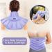 REVIX Microwave Heating Pads Set - Back Pain Relief, Neck Shoulder Wrap, Eye Mask - Purple - Buy Online on GoSupps.com