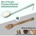 Long Handle Exfoliating Back Shower Brush - Dark Green Body Scrubber - Buy Online on GoSupps.com