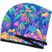 Colorful Mushrooms Microfiber Hair Towel - Super Absorbent Coral Velvet Wrap for Long Curly & Thick Hair - Quick Dry Hair Cap for Women - Buy Online on GoSupps.com