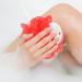 SOLUSTRE 3Pcs Christmas Loofah Sponge Set - Santa Christmas Tree Snowflake Bath Scrubbers for Adults - Perfect Holiday Gifts - Buy Online on GoSupps.com