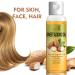 Sweet Almond Hair Oil - Moisturizing Serum for Frizzy Hair with Castor Oil & Vitamins | Anti-Dry Anti-Frizz Solution for Hair Nails & Skin - Buy Online on GoSupps.com