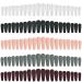 Ganmfoyc 100 pieces nude pink matt artificial nails ballet artificial nails full cover artificial nails coffin flat pressed nail coffin ballet nail studio (5 colors) (color) (dark color)