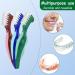 3-Piece Prosthetic Toothbrush Set | Double-Headed Denture Cleaner | Oral Care for Prostheses - Select Your Color - Buy Online on GoSupps.com