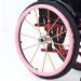 Wheelchair Handrim Covers 22/24Inch Silicone Wheelchair Push Rim Covers Non-Slip Wear-Resistant Hand Push Cover Wheelchair Rear Wheel Cover (Color : 001 Size : 22in) 22in 001