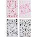 JMEOWIO 4 Sheets Halloween Pumpkin Cute Ghost Nail Art Stickers Decals Self-Adhesive Nail Supplies Nail Art Design Decoration Accessories - Buy Online on GoSupps.com