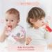Termichy Baby Food Feeder - Soft Silicone Spoon for Teething Relief and First Stage Feeding - Pink (Style B) - Buy Online on GoSupps.com
