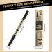MOTIBACK Microblading Eyebrow Pen WaterResistant Eyebrow Pencil 2in1 DualEnd Eyebrow Brush Mascara for LongLasting Defined Eyebrows BlackBrown - Buy Online on GoSupps.com