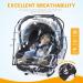 Orzbow Universal Waterproof Baby Car Seat Rain Cover with Ventilation and Roll-Up Door - Transparent - Buy Online on GoSupps.com
