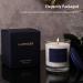 Lavender Premium Soy Candle in Leather High-end Glass Jar | 7.8 oz 50 Hour Burn Time | Aromatherapy Candle for Home | All Natural Ingredients | Gift Box Included - Buy Online on GoSupps.com