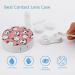 Smiling Cats & Hearts Contact Lens Case | Cute Portable Storage Box with Mirror - International Shipping Available - Buy Online on GoSupps.com