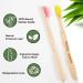 BPA Free Bamboo Charcoal Toothbrushes - Eco-Friendly 6 Pack | Biodegradable Soft Bristles for Dental Hygiene & Gum Care - Buy Online on GoSupps.com