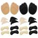 Sibba 10 pair high heel pillow pads shoe filler with adjustable toe filling inserts front insoles jierwall handles Interior use prevents too large shoes from the heel slips bubbles 10 couple style 3