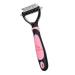 Anigood PET Grooming Rake Comb Brush For Dogs Cats With Long Thick Hair | Professional Deshedding Dematting Pet Supplies (Pink)