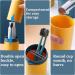 Travel Toothbrush Cup Set - 2 Portable Plastic Mugs with Lid for Camping & Home - Toothpaste & Dental Storage Solution - Buy Online on GoSupps.com