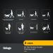 ODOGO Double-Ended Training Lead Size L Black Chevrons 2m Premium Professional Dog Lead Neoprene-Padded Easy to Use Reflective Adjustable Lengths Hands-Free Walking (Black Chevrons Large) Large Black Chevrons - Buy Online on GoSupps.com