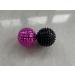 2x DBT Skills Hedgehog Ball - Magnetic High-Stress Acupressure Ball for Stress Relief & Massage - Tension Relief & Enhanced Mobility (Black/Pink 32mm) - Buy Online on GoSupps.com