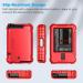 Medmax Slim X2/T: Slim Insulin Pump Case - Shockproof Silicone Cover for Diabetics | Anti-Slip Protection in Red - Buy Online on GoSupps.com