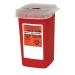 Biohazard Needle Disposal Container - 1 Quart (Pack of 3) | Global Sharps Container - Buy Online on GoSupps.com