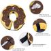 Ducomi Inflatable Hinges for Dogs & Cats - XS Brown Donuts for Surgery Recovery | Prevent Scratches & Bites | Enhanced Comfort & Visibility - Buy Online on GoSupps.com