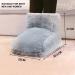 Buy Lyeiaa Electric Foot Warmers - 3 Heating Levels Super Soft & Safe Gray | Keep Your Feet Warm Anywhere! - Buy Online on GoSupps.com