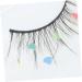 minkissy 6 Pairs Sequin False Eyelashes Colored Lashes Natural False Lashes Colored Eyelashes Fake Lashes Natural Color Lashes Lashes with Pride Makeup Miss Cosplay Cosmetic Imitation - Buy Online on GoSupps.com