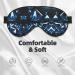 Buy Diamond Pattern Print Unisex Sleep Mask - Double-Sided Eye Mask for Sound Sleep & Skin Care | International Shipping Available - Buy Online on GoSupps.com