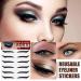 Zeaybsr Eyeliner Stickers - 6 Pairs Black Thick Reusable & Easy to Apply | Perfect for Effortless Eye Makeup - Buy Online on GoSupps.com