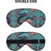 Fish & Octopus Print Double-Sided Eye Mask | Soft Light Blocking for Quality Sleep - Buy Online on GoSupps.com