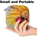 Lady Beetle Sunflower Storage Bag for Women | Portable Menstrual Pad & Cup - Stylish Zip Bag for Teens & Girls - Buy Online on GoSupps.com