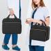 Damero Pill Bottles Bag Daily Tablet Box Organiser Medicine Storage Travel Carrying Bag for Pills Bottles Vitamin Box and Medical Supplements Black 30.5x 11.4x 25.4CM Black - Buy Online on GoSupps.com