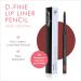 Beauty For Real D-Fine Lip Liner Pencil in Neutral Deep - Long-Wear Universal Shade for Perfect Lip Shape - Creamy Texture, No Sharpener Needed - 0.012 oz - Buy Online on GoSupps.com