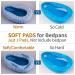 Soft Bed Pan Cushion Seat Cover - Stretchable & Non-Irritating - 1 Count - Buy Online on GoSupps.com
