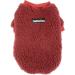Zunea Red Winter Coat for Small Dogs | Fleece Warm Dog Sweater & Jacket for Chihuahua Cats & Puppies - XL Size (1 Pack) - Buy Online on GoSupps.com