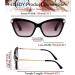 FEISEDY Vintage Cat Eye Reading Sunglasses - Women s Sun Readers with Full Lens & Spring Hinges - B2896 Black 2.0x - Buy Online on GoSupps.com