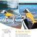 Vivaglory Dog Swimming Vest for Small & Medium Dogs - Adjustable Easy to Remove Yellow (L: 66-79 cm) - Buy Online on GoSupps.com