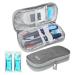 Youshares insulin cooling bag with 2 cooling packs - diabetics pocket for diabetic utensils keep the stocks safe and cold diabetes accessories PEN cool box while traveling (gray) 01