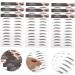OHPHCALL 20 Pcs Imitation Eco Eyebrow Sticker Fake Eyebrow Creative Eyebrows for Women Transfer Stickers 21.5X14.5cmx2pcs Blackx2pcs - Buy Online on GoSupps.com