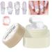 Solid Builder Nail Gel 3D Nail Sculpting Gel | Non-Sticky 3D Hard Molding Gel | 5G White Manicure Supplies for Drawing Molding & Decorating Easy Dry