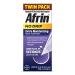 Afrin No Drip Extra Moisturizing Pump Nasal Mist Twin Pack, Congestion Relief, 1 Fluid Ounce Total (0.5 FL OZ Bottles) (Packaging May Vary)