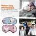 Healifty 2pcs Printed Silk Sleep Mask Set - Satin Eye Mask for Sleeping & Travel | Lightweight Blindfold Eye Shade for Lithe Eye Protection - Buy Online on GoSupps.com