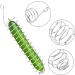 Bubuyun 2PCS Parrot Basket Bird Foraging Toy Parrot Feeder Skewer Hanging Parrot Feeder Stainless Steel Bird Skewer for Parrot Bird(26.5 4.5cm Silver) - Buy Online on GoSupps.com