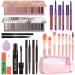 UCANBE All in One Makeup Full Kit for Women Naked Nude Eyeshadow Palette Matte Liquid Lipstick Lipliner Eyeliner Mascara Eyebrow Pencil Makeup Brush & Sponge Make Up Gift Set