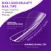 Gelike EC Long Stiletto Nail Tips - 240PCS Clear Full Cover Soft Gel Nails for Salon Extension | Pre-Shaped False Nails for Acrylic & Gel Polish - Buy Online on GoSupps.com