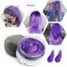  HTRUIYATY Natural Color Wax for Temporary Hair Dye Plant Formula Washable Women and Men 120g Matte Purple - Buy Online on GoSupps.com