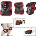 BOSONER Kids/Youth Knee Pad Elbow Pads Guards Protective Gear Set for Roller Skates Cycling BMX Bike Skateboard Inline Skatings Scooter Riding Sports Black / Red Small (3-8 years) - Buy Online on GoSupps.com