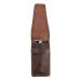 | Leather Safety Razor Case | Shaving Accessories | Straight Safety Razor Case for Double Edge | Personal Care Essentials | Handmade | Razor Case for Travel:: Brown Leather