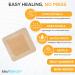 MedVance Bordered Silicone PHMB Adhesive Foam Dressing Size 4x4 - Box of 5 | International Shipping Available - Buy Online on GoSupps.com